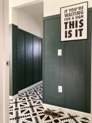 DIY Modern Board and Batten