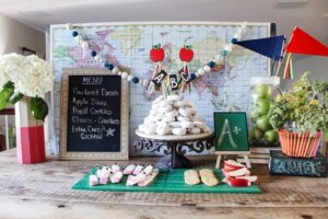 How to Throw an Adorable Back to School Party