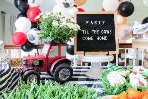 Party ’til the Cows Come Home | A Farm Themed Birthday Party
