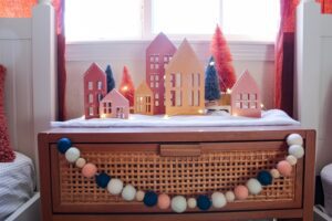 Easy DIY Snow Village