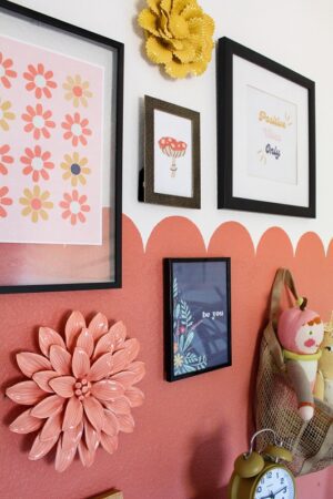 How to Paint a Scallop Accent Wall