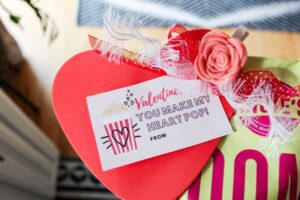Valentine, You Make My Heart POP | Cute Popcorn Valentine Gift Idea