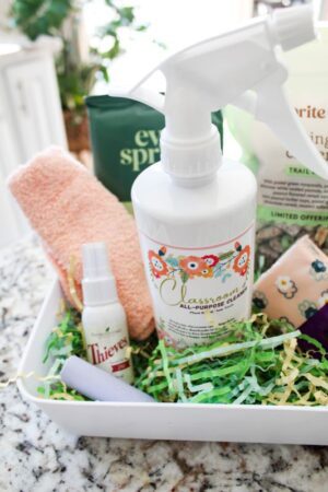 Spring Cleaning Teacher Gift Basket | DIY Classroom Cleaner with FREE Label