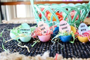 Easter Egg Tokens | A Candy Free Idea for Making Memories with your Kids
